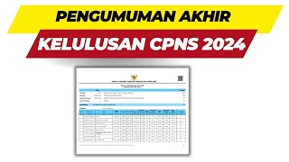 Seputar Kelulusan akhir CPNS \u0026 Tahapan Selanjutnya