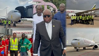 Well Done Prez Nana Addo Finally Ethiopian Airline First Trip From London🇬🇧to Kumasi Airport landed💯