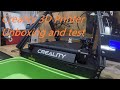 Creality CR-30 3d printer unboxing and testing