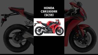 【バイクの歴史】HONDA CBR1000RR（SC59）#shorts #automobile #hondamotorcycles #cbr1000rr #sc59