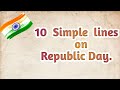 10 simple lines on Republic Day / Republic day essay in english / Republic Day/ @Om and Manu's World