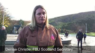 Fire Brigades Union (FBU) on cuts to service