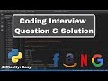 Python Coding Interview Preparation - For Beginners