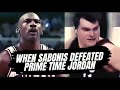 When Arvydas Sabonis defeated Prime Time Michael Jordan!