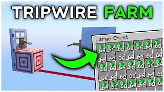 The EASIEST Tripwire Hook \u0026 Emerald Farm in Minecraft Java 1.21+ (Tutorial)