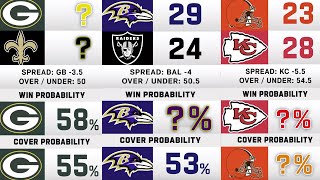 Week 1 NFL Game Picks & Win Probability