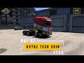 DAF XF CVYBZ TECH SKIN || ETS2 1.49