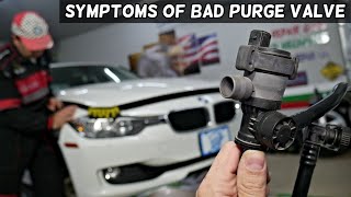 SYMPTOMS OF BAD PURGE VALVE BMW F30 F31 F34 316i 318i 320i 328i 330i 335i 340i