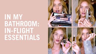 What's in my airplane flight kit with Rosie Huntington-Whiteley