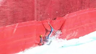 Federica BRIGNONE - CRASH - Downhill - Val d'Isere 2020