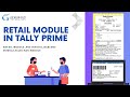 Retail Module in Tally Prime (POS Module)