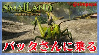 ＃07【Smalland】バッタさんを手懐けてバッタさんに乗る【ゲーム実況】