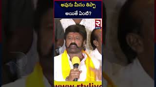 అవును మీసం తిప్పా అయితే ఏంటి? | Balakrishna On Minister Ambati Rambabu | Chandrababu | RTV