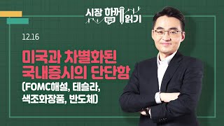 [시장함께읽기] 12월 16일, 미국과 차별화된 국내증시의 단단함(FOMC해설, 테슬라, 색조화장품, 반도체)