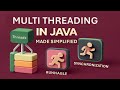 Multithreading in Java Made Simple ⚡ | Threads, Runnable & Synchronization Explained