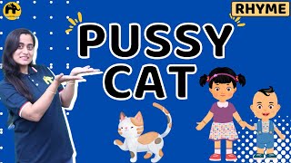 Pussy Cat Pussy cat where have you been| LearnoHub Kids | Nursery Rhymes