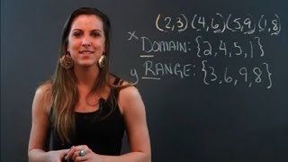 How to Figure the Domain \u0026 Range of Ordered Pairs : Math Tips