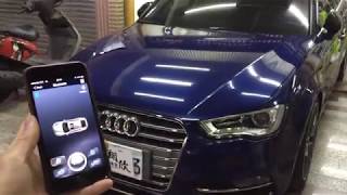 AUDI S3安裝KEYLESS系統-手機遙控控制示範