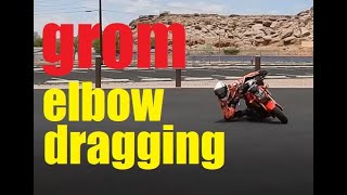 Honda Grom elbow dragging