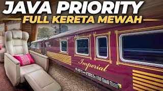 SEMUA KERETA MEWAH ADA DISINI !! FULL IMPERIAL \u0026 PRIORITY | Trip KA Java Priority Jakarta - Jogja