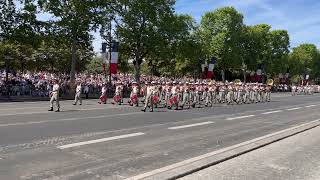 Légion étrangère, défilé du 14/07/2022 aux Champs-Elysées