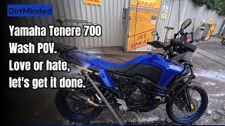 Yamaha Tenere 700 world raid POV wash.