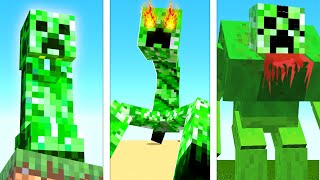 UPGRADING CREEPER Into A GOD In Minecraft ... (Secret Powers!)