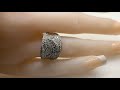 1.65 carats natural diamond ring 14kt white gold size 7 130 269 ax