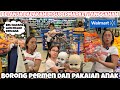 KALAP LAGI!! BELANJA DADAKAN KE SUPERMARKET LANGGANAN BORONG PERMEN DAN PAKAIAN ANAK || WALMART