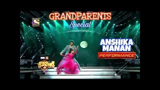 Anshika and Manan Dance in Grandparents Special | Super Dancer Chapter 4 | 28 August Episode #shorts
