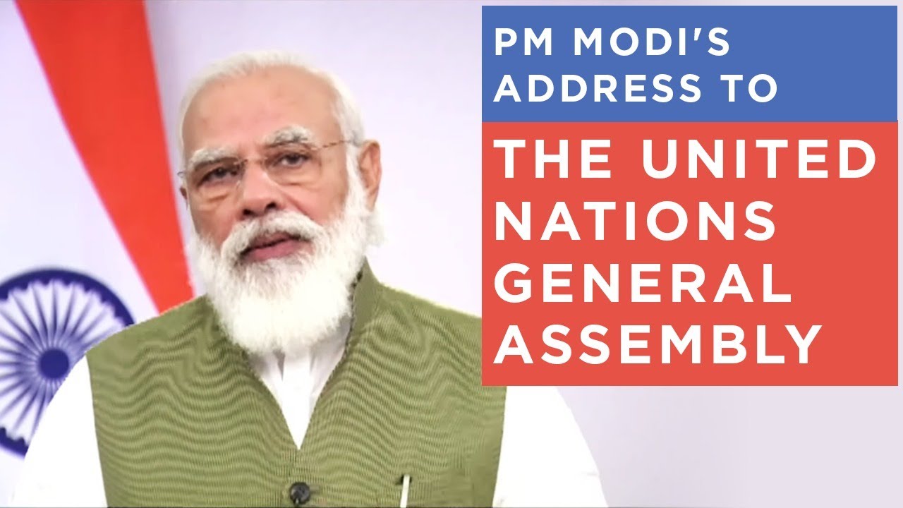 PM Modi's Address To The United Nations General Assembly - YouTube