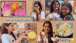 ମୁଁ ଆଜି kitchen ରେ ତିଆରି କଲି pasta🍝|| ମୁଁ କାହା ଘରେ 🤗||#asimapati