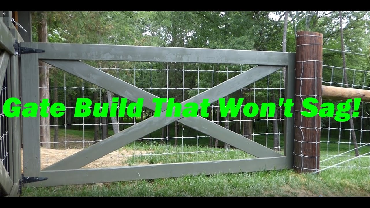 How To Make A Fence Gate Not Sag At Shirley Fortes Blog