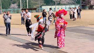 上手すぎる！リズミカルな子ども獅子！楡原の獅子舞 富山県富山市 2024