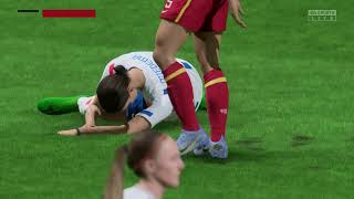 10打11人！下半场中国姑娘少一人应战，太精彩了！中国女足vs荷兰【FIFA】