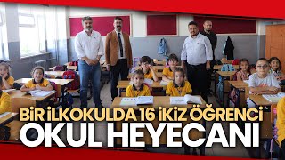 16 İkiz Öğrencinin Okul Heyecanı