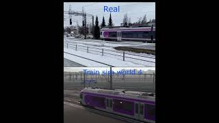 Real vs train sim world 4 sm5