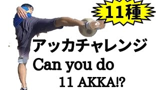 この抜き技できるかな!? 11種のアッカチャレンジ 　Can you do this!? 11 AkkA trick challenge