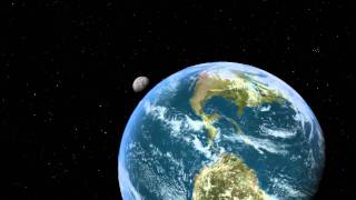 Earth flyby  animated 3D Lightwave