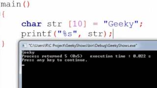 92. strset function in C Programming (Hindi)