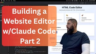 Building a Website Editor with Claude Code - Part 2