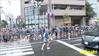 平成26年 深川神明宮例大祭 千歳三丁目町会神輿渡御