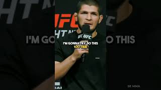 Khabib on taking down Conor McGregor