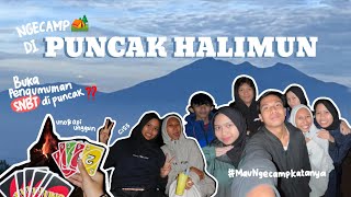 Ngecamp di Puncak Halimun semaleman sambil mikirin pengumuman 😲😵 #camping #puncakhalimun