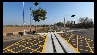 蒜頭糖廠五分車蔗埕線前方景(蒜頭車站→高鐵嘉義站) TSR  Zhe-Cheng line driver's view (Suantou STA→THSR)