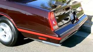 1988 Monte Carlo SS (Dark Maroon Metallic)