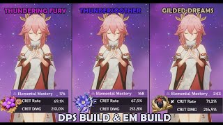 Yae - Thunderfury vs Thunderssoother vs Gilded  Dreams - Artifact Comparison (DPS Build vs EM Build)