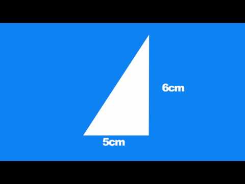 How to find the area of a right angled triangle How to find the area of a right angled triangle