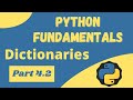 Python Dictionaries - Python Fundamentals 4.2