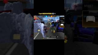 1 Vs 4 Ssituation#trending #viral_video #viralshot #shot #free fire